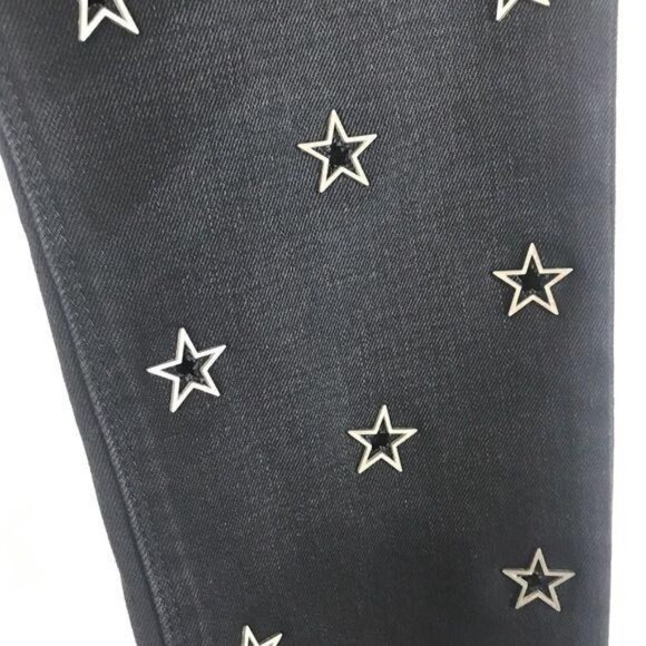 NWT Hudson Crop Relaxed Straight star Studded Jeans Size 27 - Picture 12 of 15